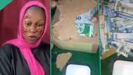 "I started saving since last year": Lady breaks her piggy bank, counts plenty naira notes she saved