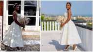 "Simple and beautiful": Video of bride in stunning maxi skater dress wows netizens