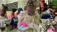 Joy as Oluwo of Iwo visits 4 babies born at once on his 54th birthday, many react as he donates to new mum