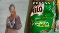 Lady corper shares foodstuff she receives from her place of primary assignment as Ramadan gift