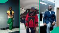 Davido jumps on 'Sojinu' challenge from his private jet: "Can your Wizkid ever?"