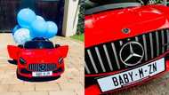 Woman spends heavily for son's birthday, buys toy car worth N113k for him, many react