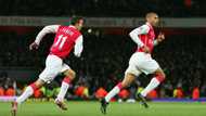 Theo Walcott snubs Thierry Henry, names 1 big striker better than him at Arsenal