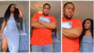 "Not today": Jealous man blocks his wife's phone camera, stops her from shaking waist on TikTok