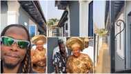 “Best gift ever”: Actor Yhemo Lee’s mum rocks huge ‘gele’ to celebrate as son builds her new house on birthday
