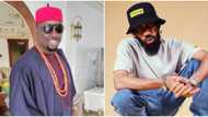 You look like Jesus: Obi Cubana hails Phyno as they chill together in cute video, Nigerians react