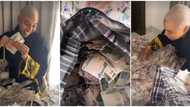 Dollars, bundles of naira notes spotted as Nancy Isime 'swims' in pool of cash sprayed at her birthday party