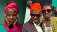 Grammy Award singer Angelique Kidjo gushes after meeting Wizkid for first time: "Rush do collabo"