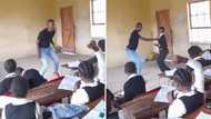 Teacher causes stir in class and confuses students as he drags boy out, breaks into weird dance moves in video