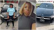 "What’s the finance payment?" Nigerian lady buys 2021 Mercedes Benz A-Class 3 months after getting to Canada