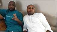 Hilarious moment Davido scolded Isreal DMW for pulling off shirt inside a club, orders him to wear it back
