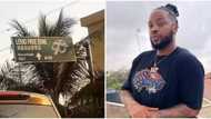 “Ehhh, they’ve sold us o”: Former BBNaija star TeddyA raises alarm after seeing a Chinese signpost in Lagos