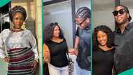 Reaction of lady who prayed to spend 1 day with Asherkine trends as she finally meets him