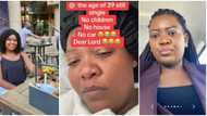 "Single, no children": Woman, 39, bursts into tears in touching video over being unmarried, many react