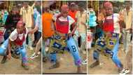 "We discovered a talent": Market woman in apron joins freestyle dance, video of her accurate steps goes viral