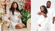 Mo Cheddah and husband welcome first child after years of marriage, singer shares stunning baby bump photos