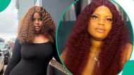 Nigerian Adult film actress Tall Lizzy breaks down over men flooding her DMs after husband search video