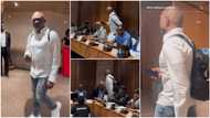 "Aging so gracefully": Billionaire Tony Elumelu walks into meeting with swags, wears crazy jeans