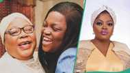 Funke Akindele marks late mother's posthumous birthday with throwback pictures, pens sweet note