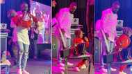 "She be Portable sister": Comedian AY bundles little girl out of stage after watching her dance, video stirs reactions