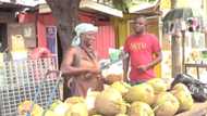Woman inspiring others: Meet industrious young lady who sells coconut to support her husband