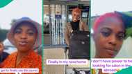 Nigerian lady tints her hair as she relocates to Finland, shares exciting video