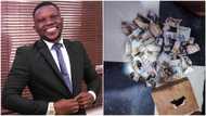 Are you into money ritual? Massive reactions as Nigerian man breaks his piggy bank, shares photo