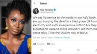 Actress Kate Henshaw curious to know why some people bury their dead in tiled graves with 24 hours electricity