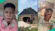 Young Nigerian man proudly shows off his new bungalow, video goes viral on TikTok