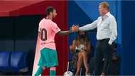 Desperate Barcelona manager Ronald Koeman gives update on Lionel Messi’s future