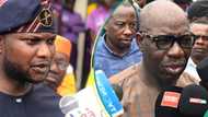 Edo election 2024: APC deputy governorship candidate fumes as Obaseki finally leaves INEC office