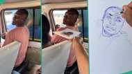 "He tried to hide it": Conductor awed as passenger who is an artist makes fine drawing of him