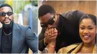 14th Headies: BBNaija's Tobi attends with his woman, describes her as his 'award'