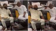 He wants to make it by all means: Nigerians react as Whitemoney pays surprise visit to MC Oluomo's home