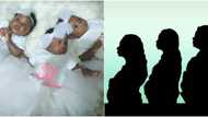 Man reveals his wife and 2 of her sisters got pregnant at the same time and had their babies one week apart, many react (photos)