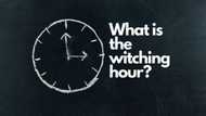 What is the witching hour and when at night can you catch it?