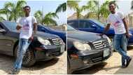 "He stood with me": Nigerian businessman buys Benz for apprentice who served him for 17 years, posts photos