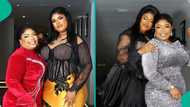 Laide Bakare marks daughter's 17th b'day, her look elicits reactions online: "Can't believe her age"