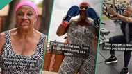 73-year-old Nigerian woman who lifts heavy weights dares anyone to challenge her, video goes viral