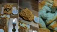 Woman orders fried chicken, she gets a deep-fried towel instead