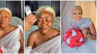 Woman's amazing makeup transformation on wedding day leaves many in doubt: "Na lie"