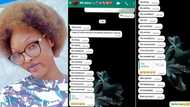 "Guilty conscience dey worry am": Man wakes up at 2am to send messages to girlfriend, chats leak