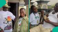 Corps member gives entire first NYSC allowance to father, her dad's reaction melts hearts