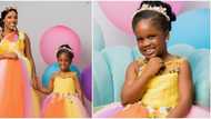 The Johnsons actress Seun Osigbesan rocks matching outfits with daughter as she clocks 5, shares photos