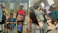 Physically challenged man who danced joyfully on his child’s dedication gets a wheelchair from Good Samaritan