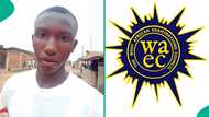 Boy who wants to study law displays 2026 WAEC result, asks if he can gain admission
