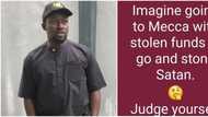 Imagine going to Mecca with stolen funds to stone Satan, actor Sunny Alli blasts thieves, fans react