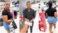 "Can I ask for a favour?" Man approaches curvy lady, she snubs him, he blesses another person