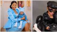 Media personality Kiekie celebrates daughter at 6 months, styles her in swaggy black look