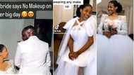"She looks like an angel": Bride stuns without make-up on wedding day, people praise her beauty as video surfaces